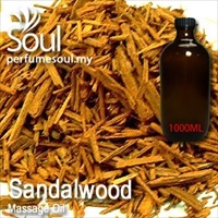 Massage Oil Sandalwood - 1000ml - Click Image to Close